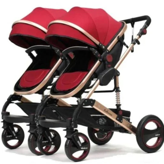 Belecoo Twin Split Stroller / Bassinet