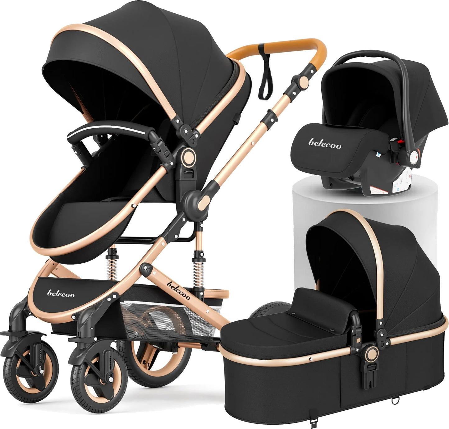 Belecoo 530W 3 in 1 Travel System