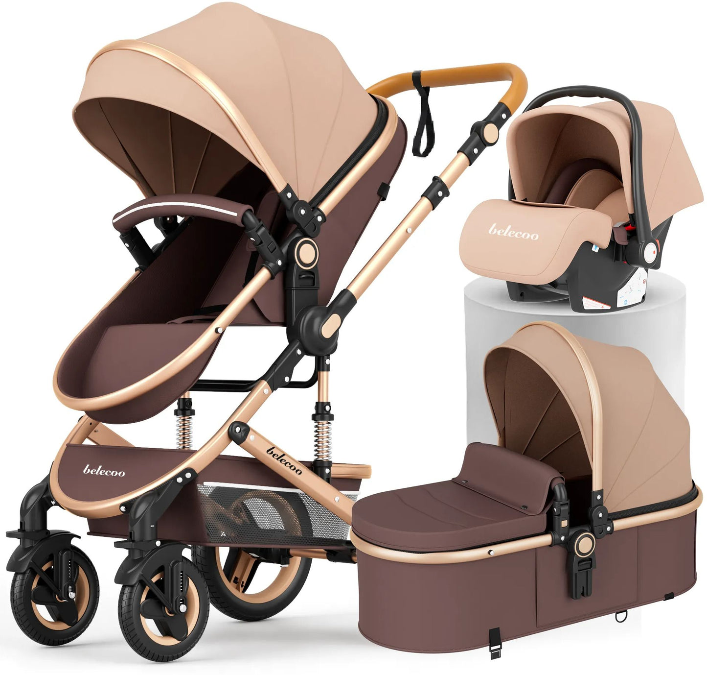 Belecoo 530W 3 in 1 Travel System