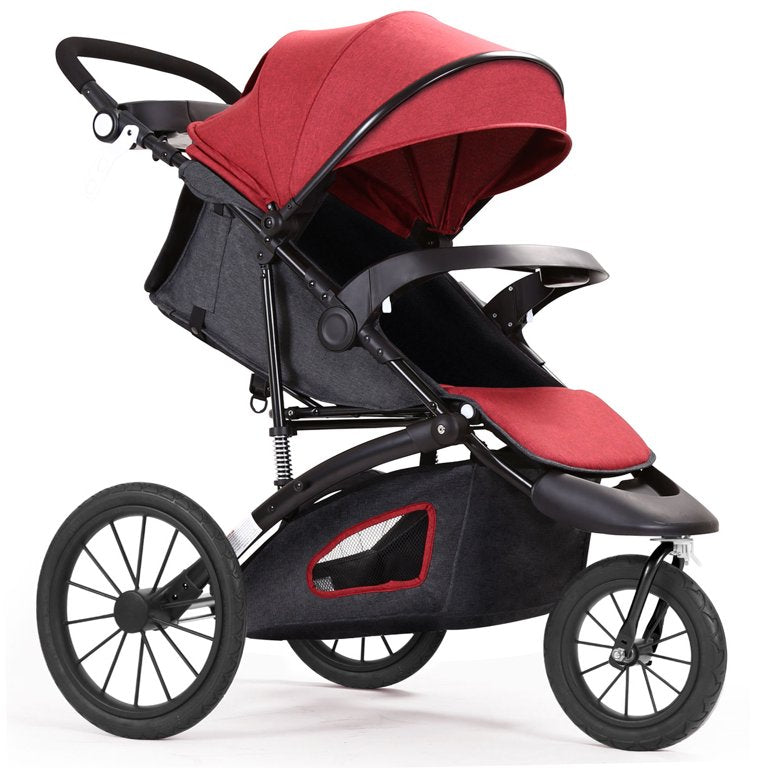 Belecoo 3 Wheel Jogging Stroller